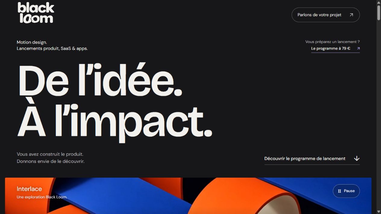 Blackloom agency website